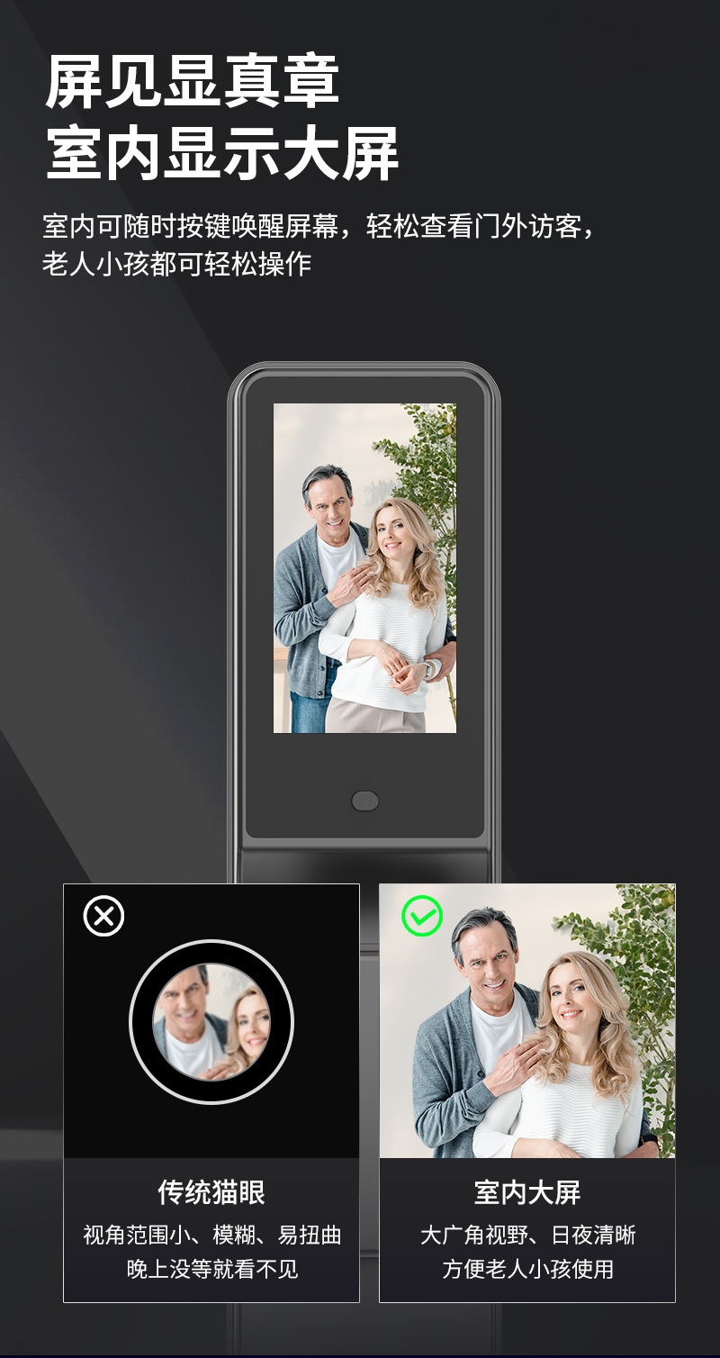 厂家涂鸦通通锁智能锁全自动人脸识别锁密码锁门锁指纹锁家用批发详情7