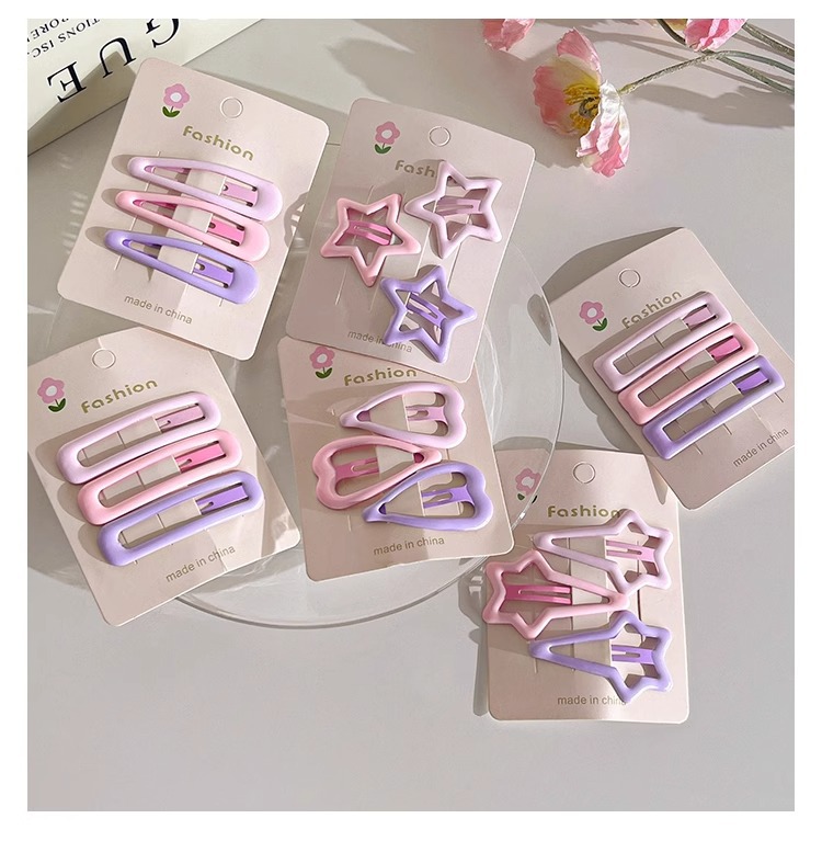 2024年新款儿童五角星星发夹 碎发BB夹子 前额侧边刘海夹 女头饰 发卡 温馨可爱设计
详情8