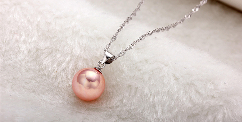 Серебряное колье S925 с цепочкой из бижуса, украшенное модным украшением с натуральным черным жемчугом pic 14