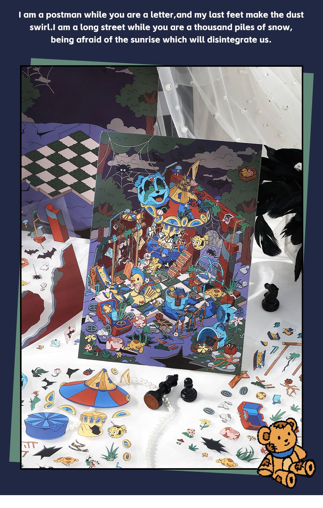 墨言Infeel.MePET白卡造景贴纸 今日营业中第十三弹 微缩立体贴纸详情3