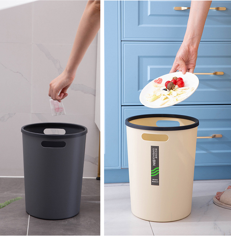 可印刷logo垃圾桶环保材质带提手分类垃圾筒家用客厅厨房厕所纸篓详情14