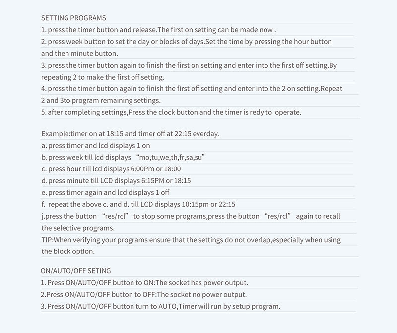 European-style socket, timer socket, smart socket, large quantity and favorable price Timer switch AL-06G pic 11