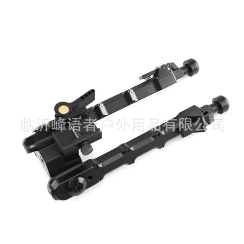 跨境黑色伸缩V9连体Bipod V9脚架黑色铝合金材质M-LOK V9竹节脚架详情7