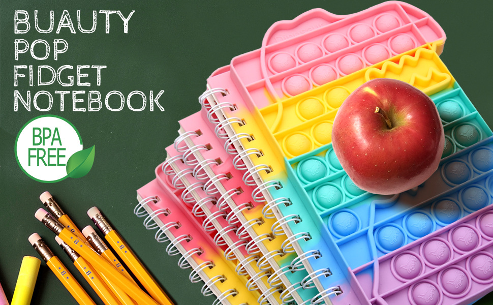 Wholesale cross-border Rainbow rodent Control Pioneer custom Unicorn stress-relieving bubble silicone loose-leaf notebook from the manufacturer pic 4