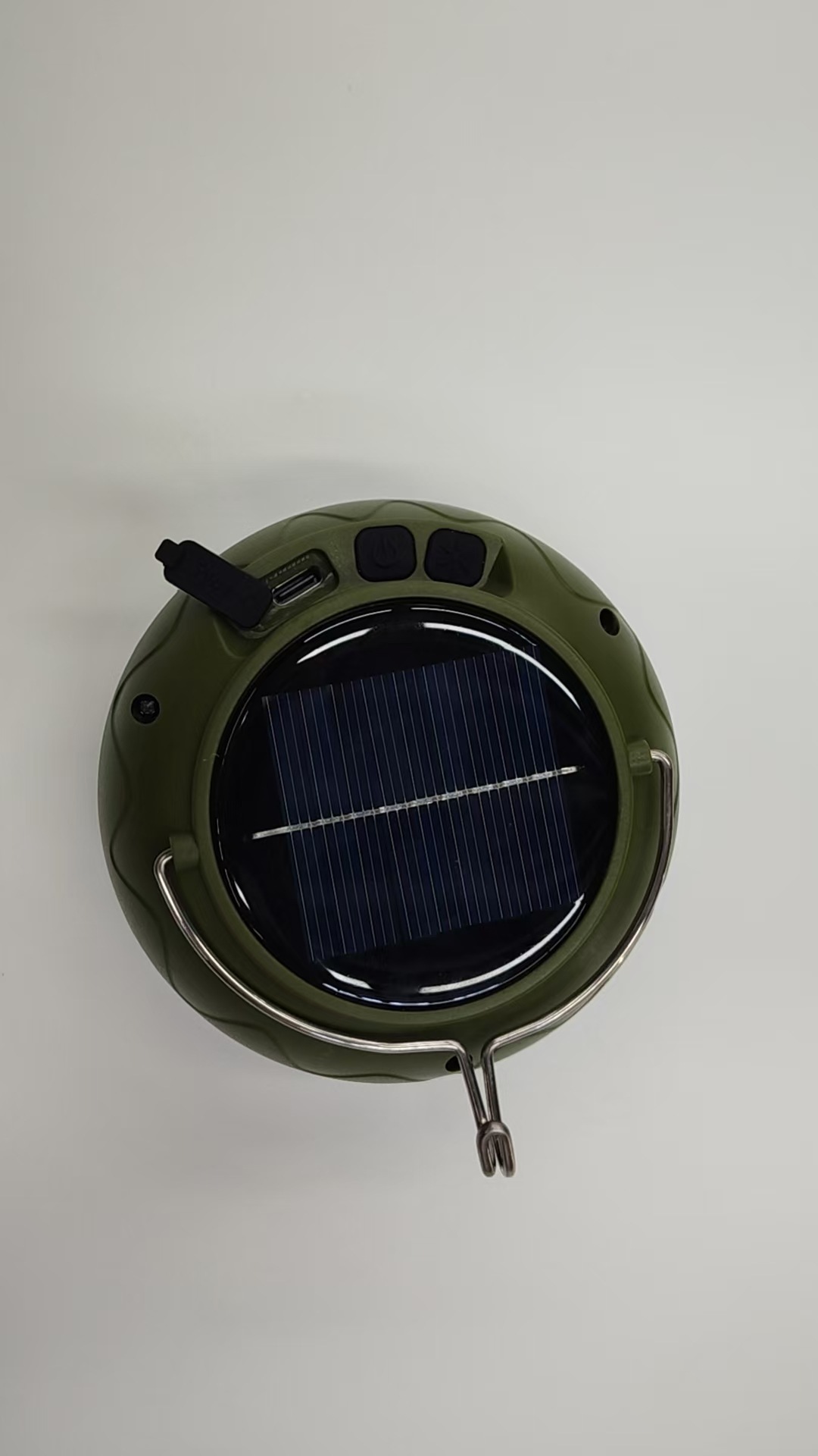 New solar-powered flying saucer lamp, USB rechargeable lithium battery dew lamp, outdoor emergency lighting lamp, night market street stall hanging lamp pic 14