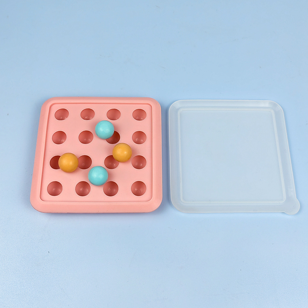 Food-grade custard, runny filling, round balls, ice cubes, candies, chocolate beans, silicone molds with LIDS, silicone ice hockey molds pic 16