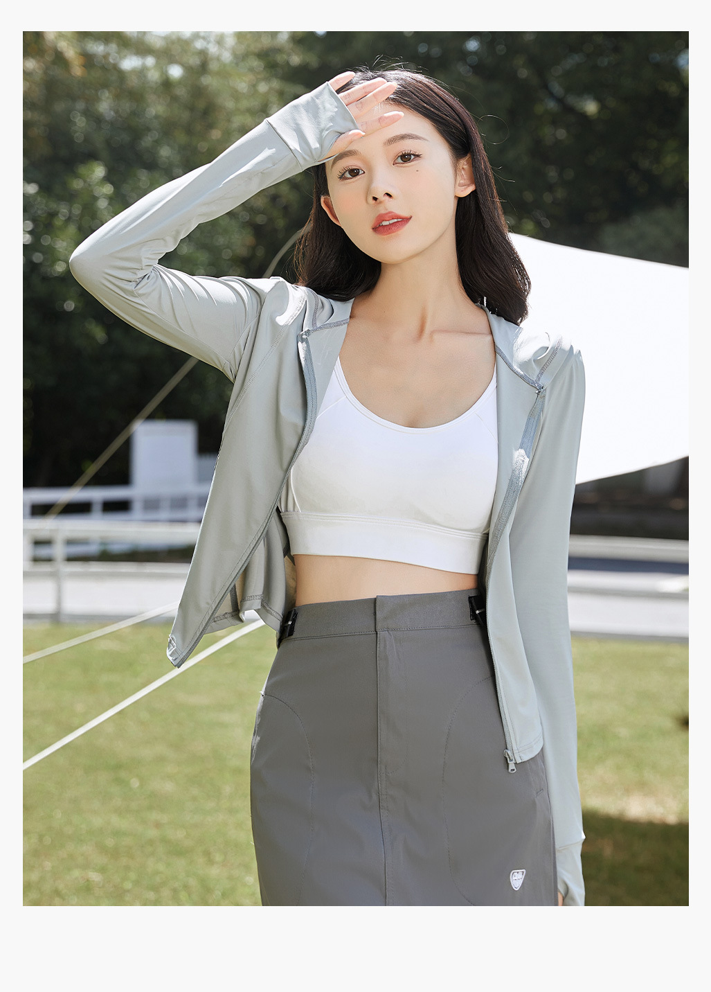 2024 Slim-fit sun-protective clothing for women, UV-resistant hooded jacket, new summer style, UPF50+ pic 25