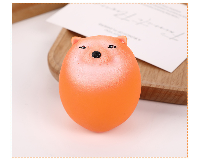A popular creative Shiba Inu egg, a stress-relieving egg-shaped toy with a slow rebound and funny sand sculpture pic 11