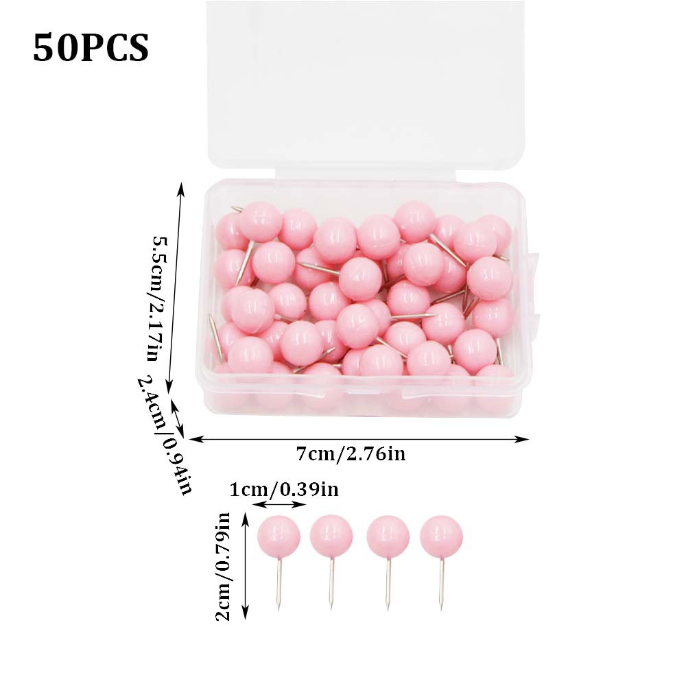 Creative color macaron color series 9.5*20MM round earth thumbnail, cork board decorative thumbnail, photo wall nail pic 7