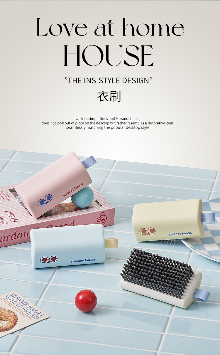 Cartoon household plastic laundry brush, shoe brush, clothes brush, multi-functional household cleaning brush, clothes brush, board brush, hat brush pic 2