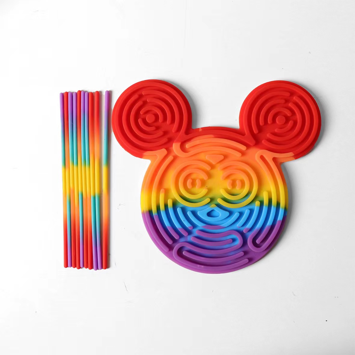 新款硅胶感官活动板益智玩具食品不含BPA工厂直发感统训练器材儿童早教启智详情17