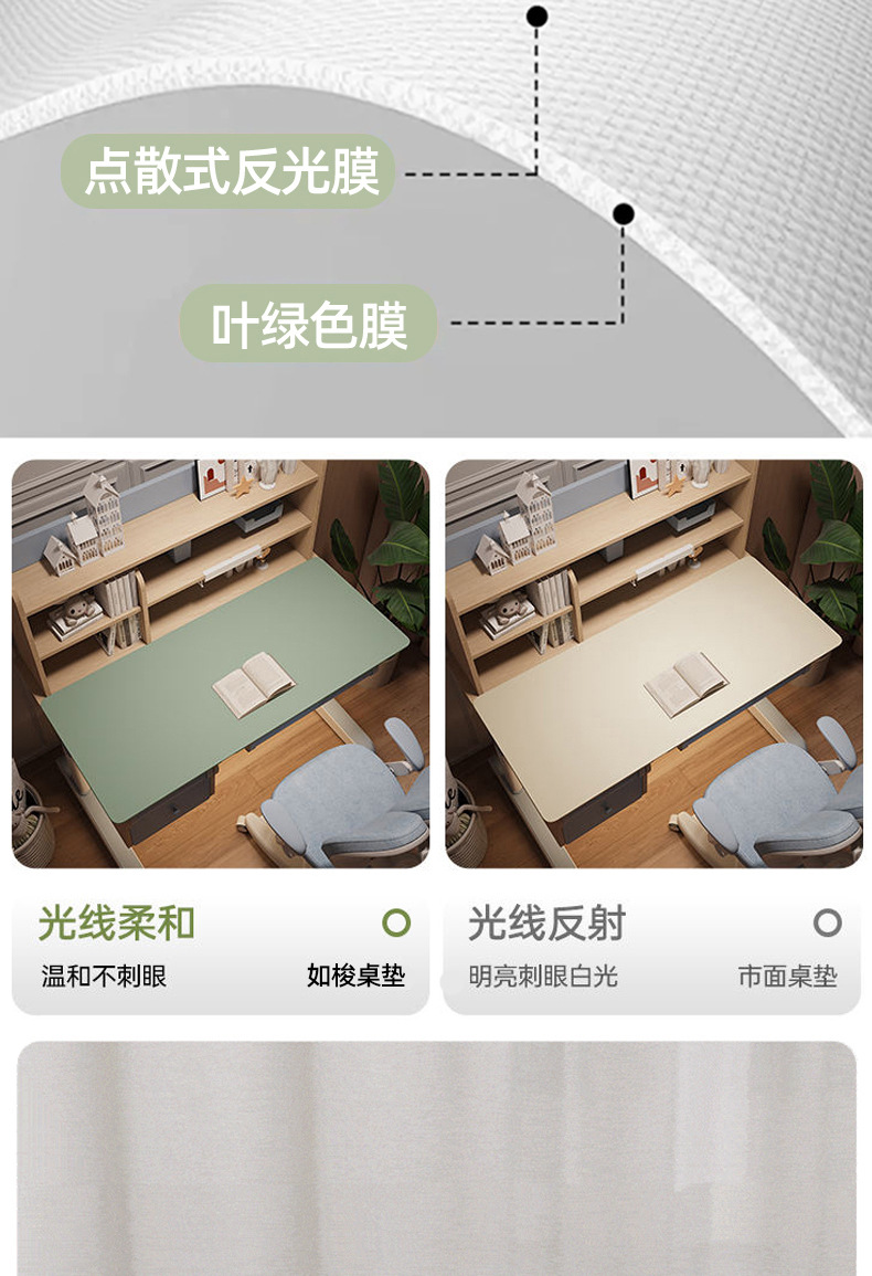 护眼小学生书桌垫子耐脏儿童学习课桌垫写字台宿舍桌布桌面保护垫详情8