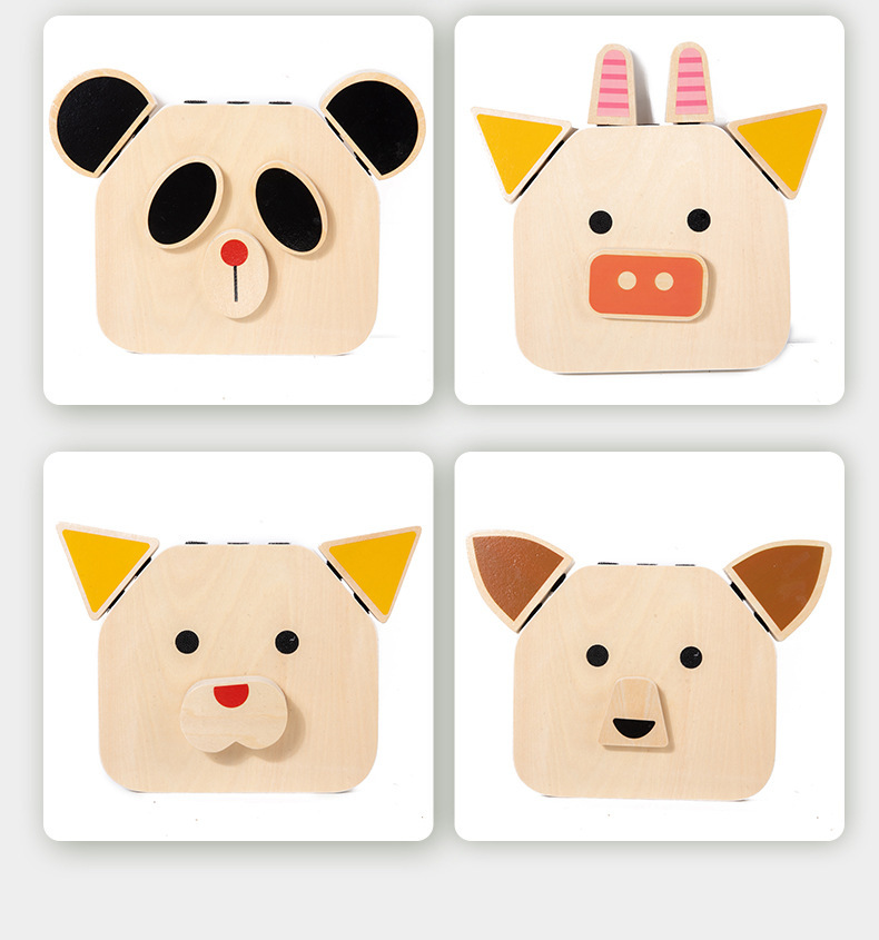 新款手工儿童磁力早教益智拼图3-6岁儿童玩具拼装进阶DIY切换玩具详情8