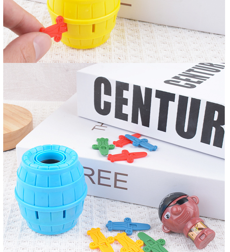 海盗桶整蛊玩具 迷你木桶插剑减压恶搞桌游聚会互动地摊玩具批发详情5