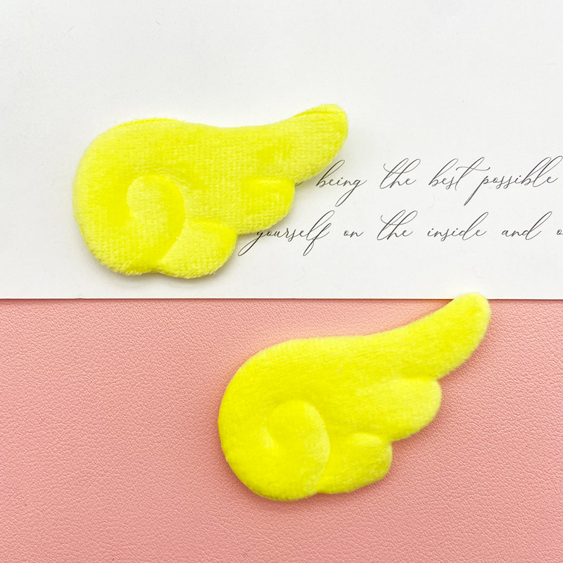 热销秋冬毛绒天使翅膀diy布艺发夹头饰饰品配件服饰辅料义乌配饰详情10