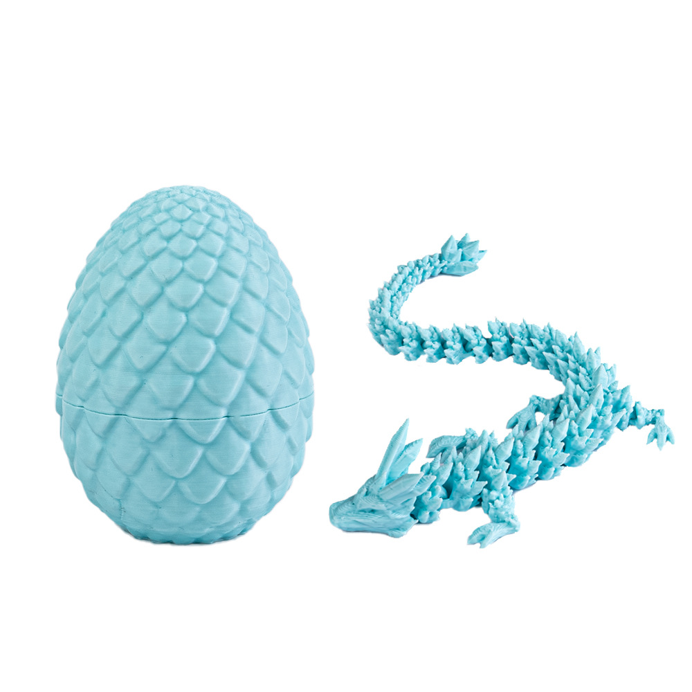 【工厂直销】3d打印蛋龙蛋复活节彩蛋关节可动摆件玩具工艺品水晶详情9
