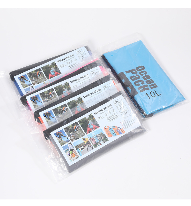 工厂定制户外露营防水双肩包手机防水袋浮潜背包沙滩潜水桶包漂流详情16