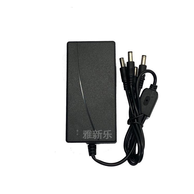 12V5A one-to-four power adapter LED light strip security monitoring power supply, one-to-four monitoring camera 60W pic 9