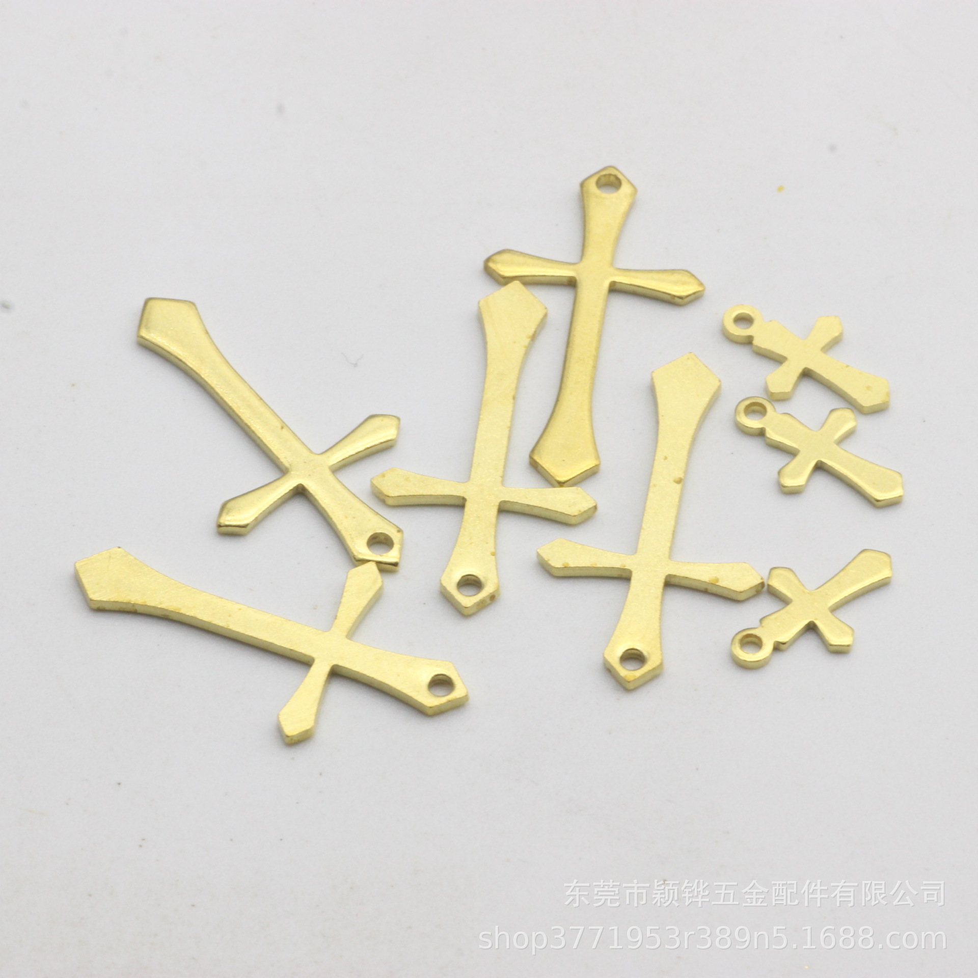 空心潮人耳饰黄铜菱形耳环耳钉配件diy手作材料菱形吊片挂件批发详情19