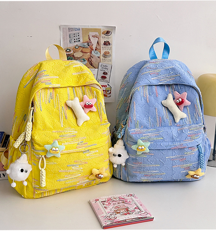 韩版书包高中生女高颜值可爱甜美背包女初中大学生电脑旅行双肩包详情18