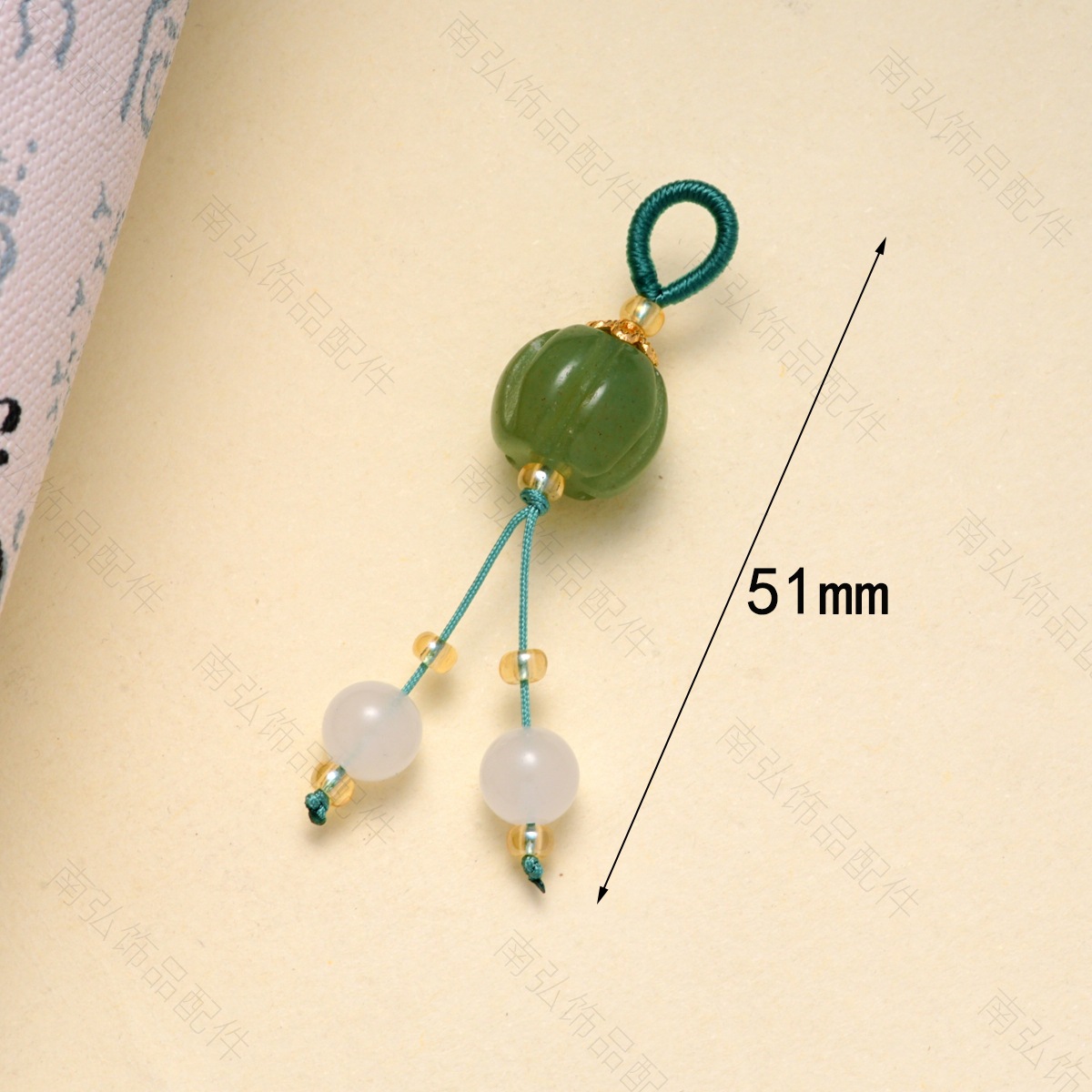 Bodhi small slipper, flower lotus pod, tulip, small flower pendant, bracelet, necklace, lily of the valley, diy accessory pic 3