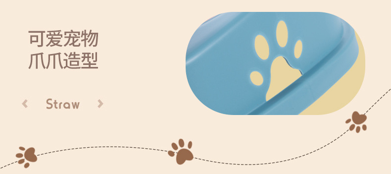 Rongka Pet Cross-border Dog Bowl, Cat Bowl, Pet cat and dog color-blocking food bowl, Double bowl Rice bowl, dog food bowl, cat food bowl, dog and cat food plate pic 8