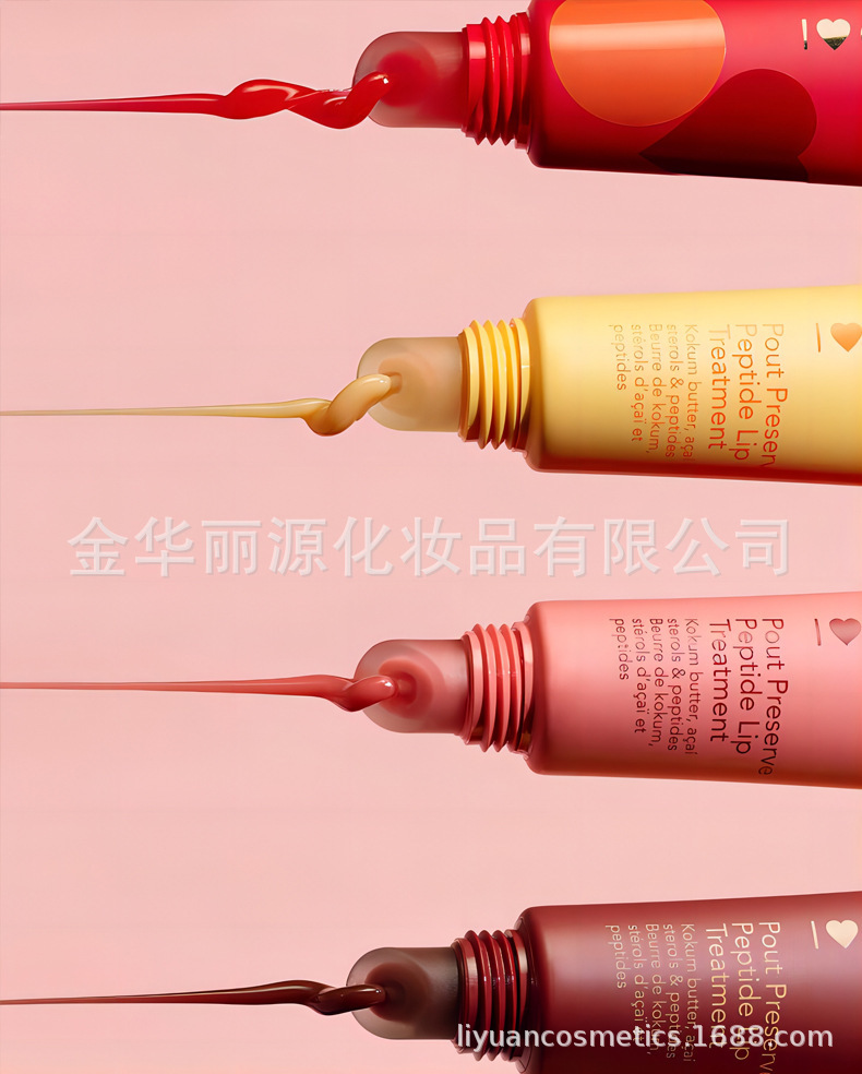新品蜂蜜唇彩唇釉清透水光镜面唇油不掉色无logo保湿唇部精华护理蜜蜂蜂蜜唇油挂件唇油详情21