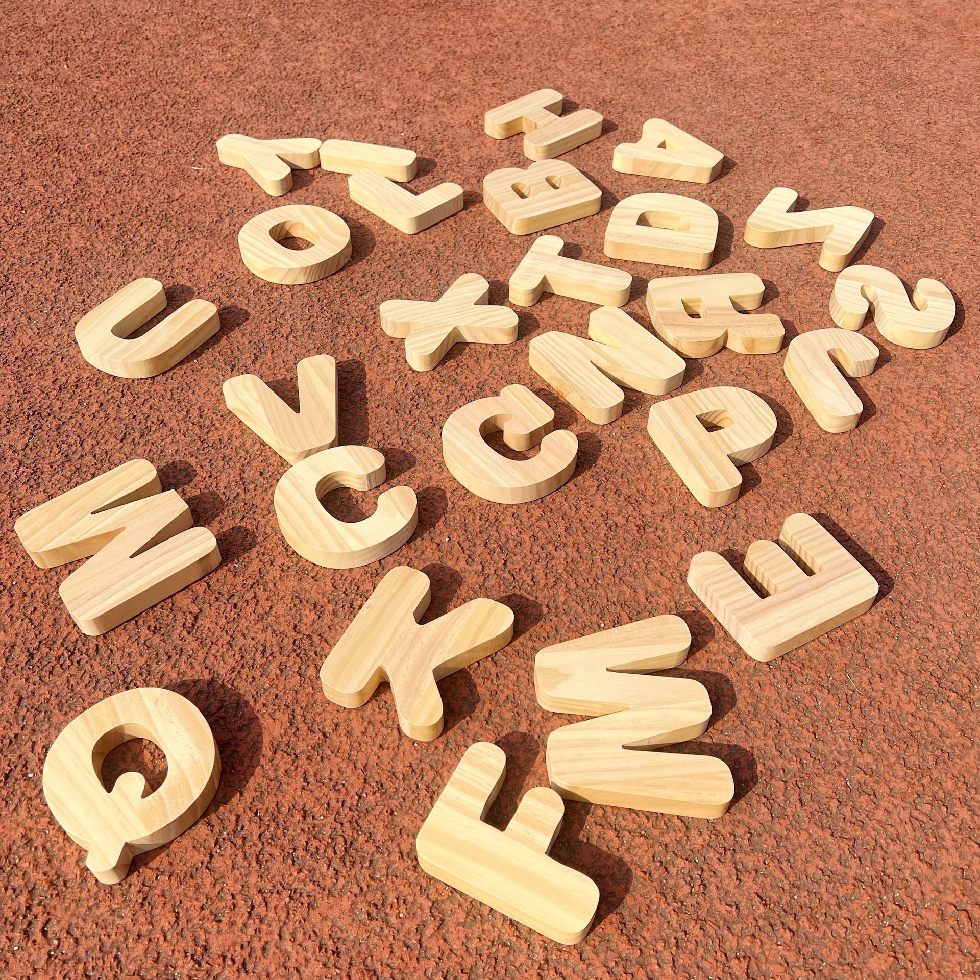 儿童木质26个英文字母拼单词幼儿园大积木平衡叠叠高堆叠益智玩具详情7