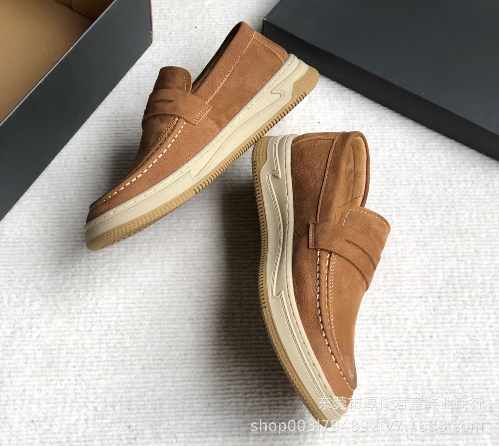 High-end original single 2024 autumn/winter new flat round toe matte cowhide casual shoes, spring and autumn simple board shoes from Dongguan pic 7