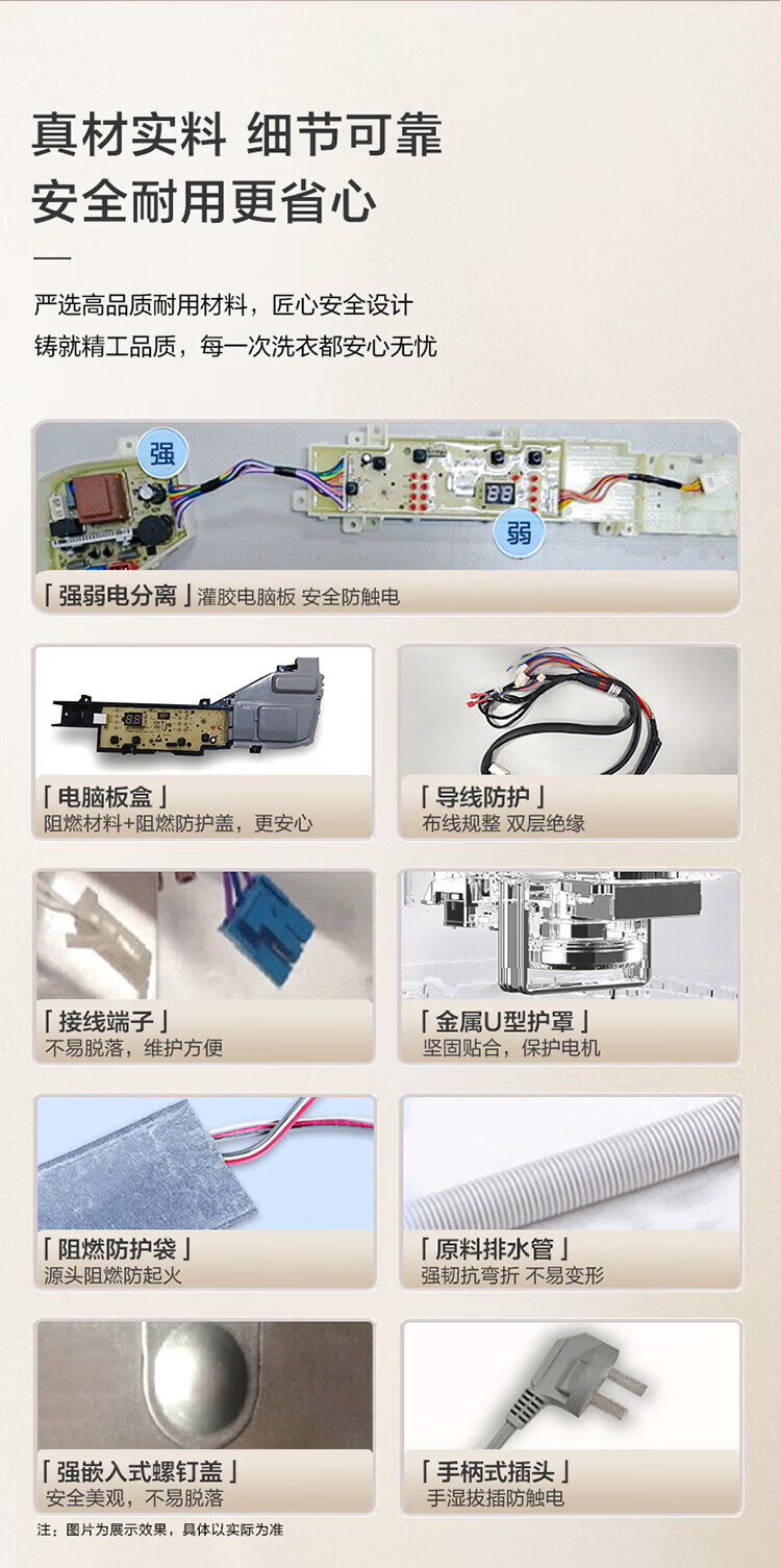 海尓波轮洗衣机全自动家用12公斤大容量新款直驱变频一级洗衣机详情21
