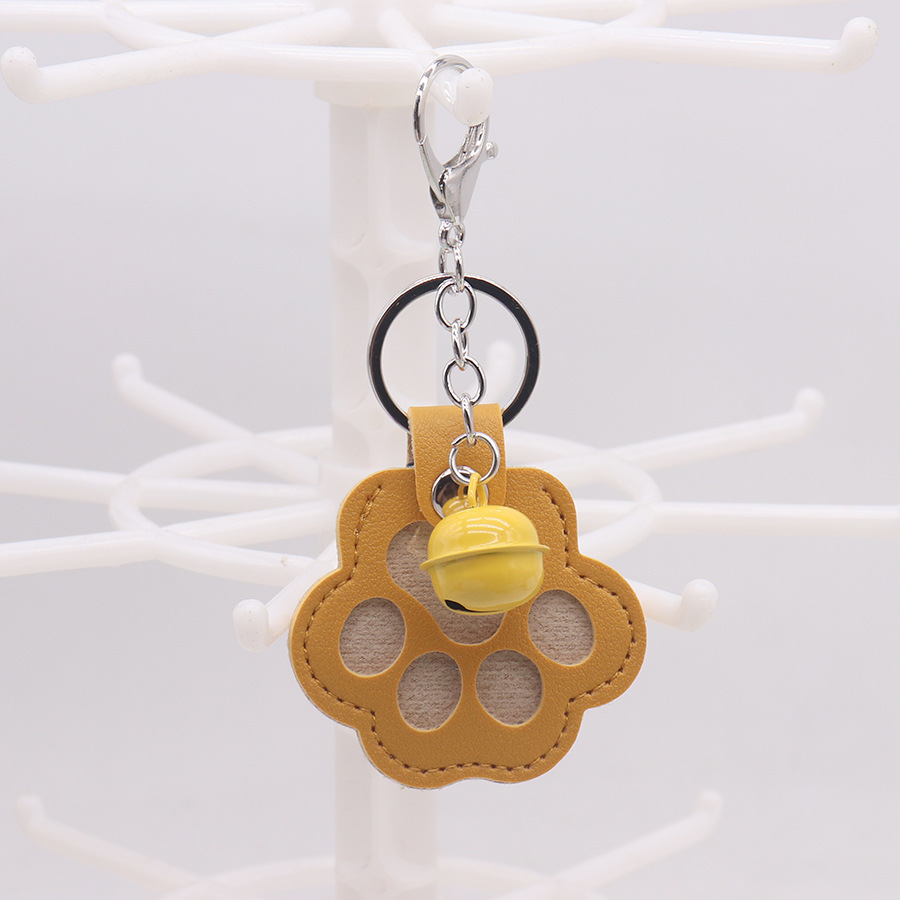 Paw print cat commemorative plate, popular pet dog hair portable keychain pendant, PU hair tag storage bag for pets pic 15