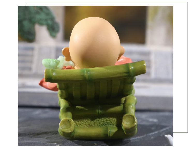New small Maitreya lounge chair, Chinese-style tea room table decoration, accessories, gifts, and decorative items pic 12