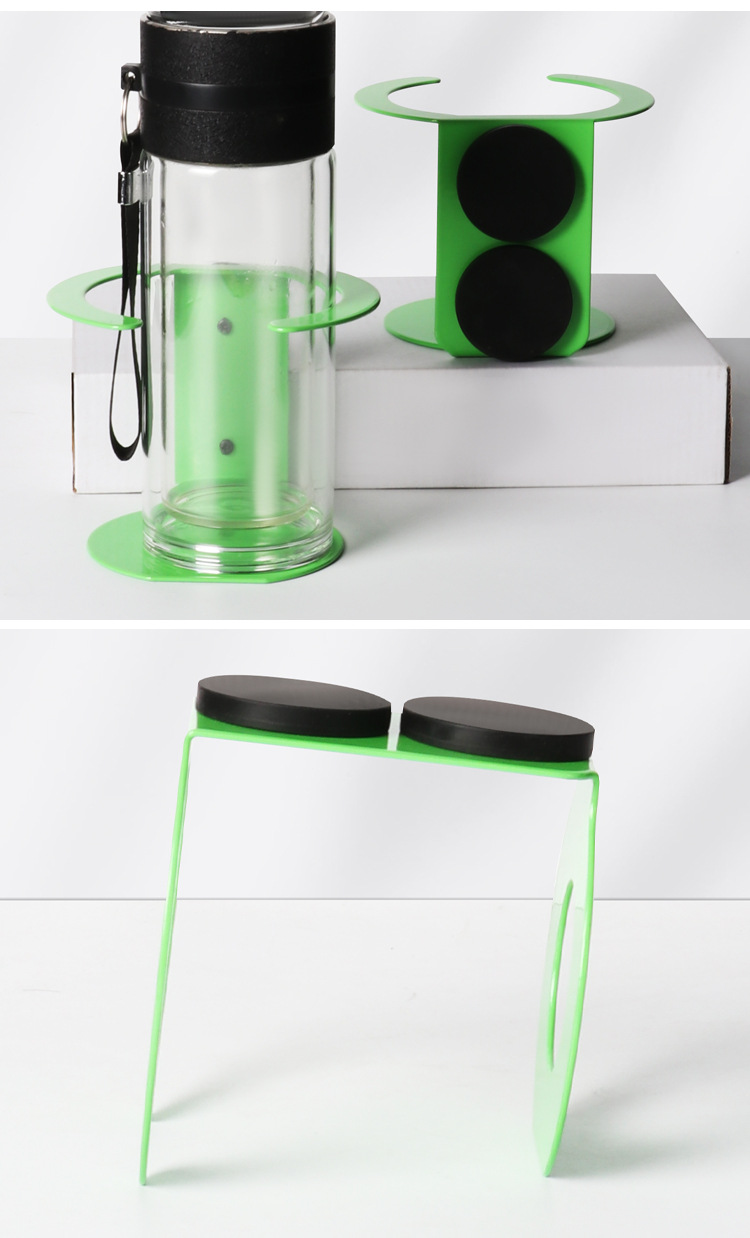 Tool storage wonder: Magnetic cup holder, electric drill and glue gun storage rack, no need for drilling installation, water cup and beverage fixing rack pic 8