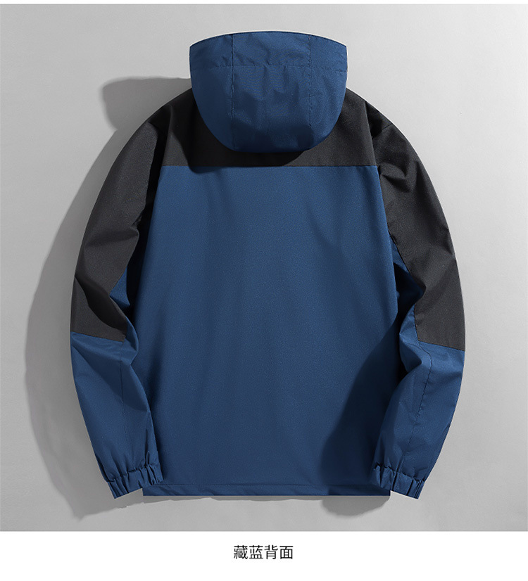 厂家北脸春秋薄款户外单层情侣冲锋衣男士防风防水外套女潮服定制详情10