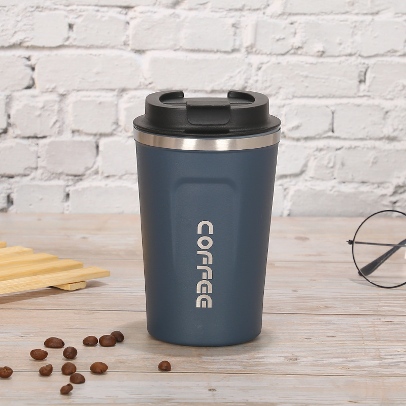 高颜值时尚不锈钢咖啡杯办公室随行保温杯商务活动礼品水杯批发详情7