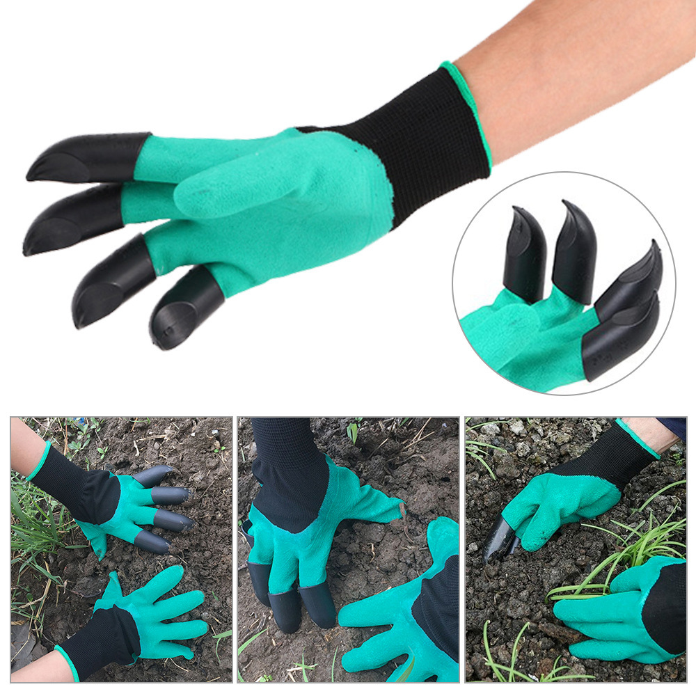 Claw Garden gloves, garden cauliflower planting latex anti-slip and anti-cut, cross-border digging labor protection gloves for garden planting pic 3
