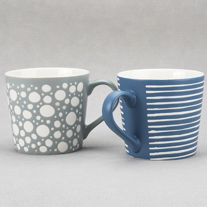 陶瓷马克杯爆款伴手礼杯子色釉手绘丝网水杯赛达陶瓷咖啡杯陶瓷杯详情3