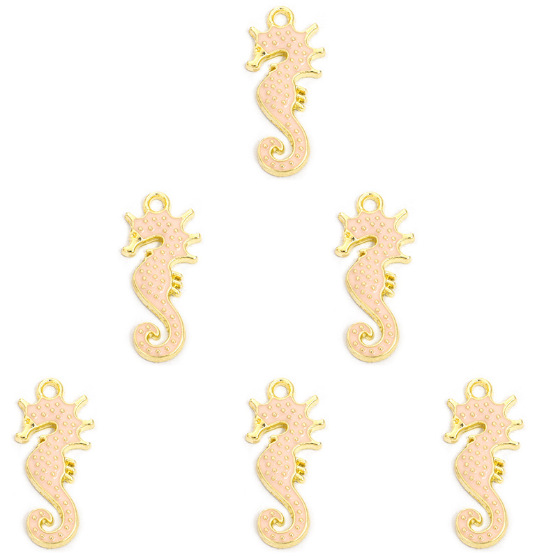 海马滴油合金挂件 海洋DIY饰品配件手链项链耳环钥匙链动物小吊坠详情16