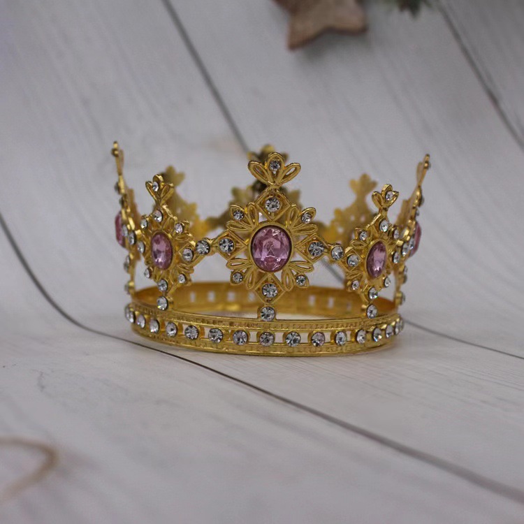 Wholesale of new bride headwear, water diamond crown, bride princess crown, wedding dress accessories, crown hair accessories, and cake decorations pic 8