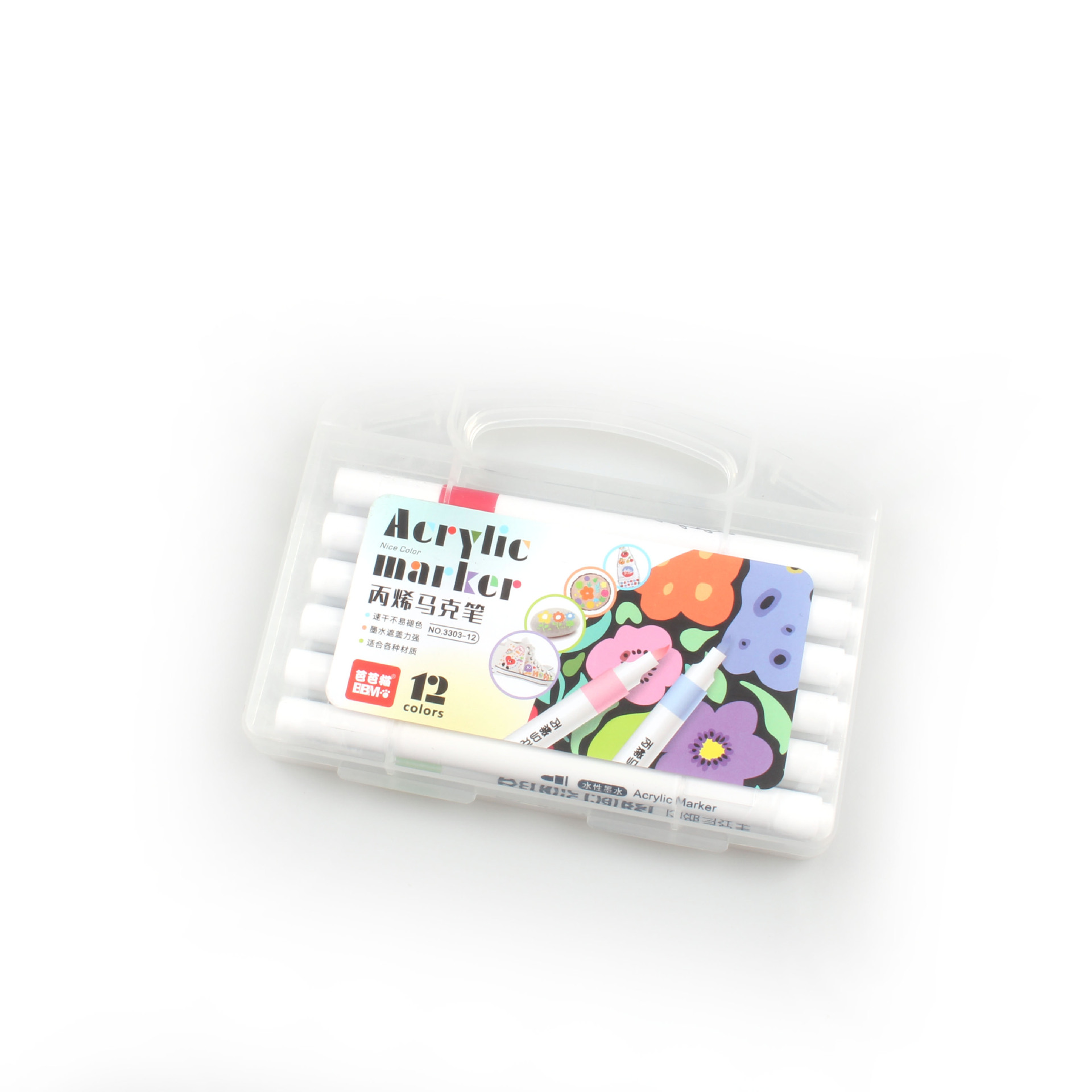 软头丙烯马克笔多色儿童手绘diy绘画涂鸦详情3