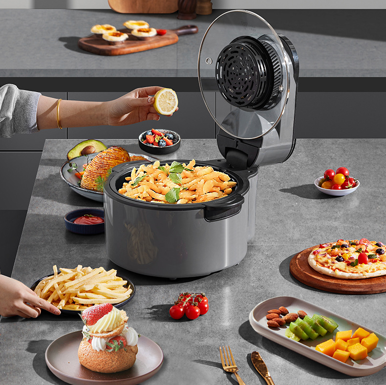 Oaks Air Fryer 2024 New Smart oil-free multi-functional Automatic Home Fryer for Healthy French fries pic 28