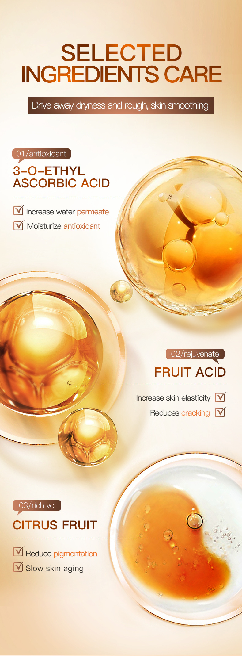 Cross-border export wholesale of all-English sea buckthorn vitamin C Antioxidant six-piece SADOER moisturizing set pic 8