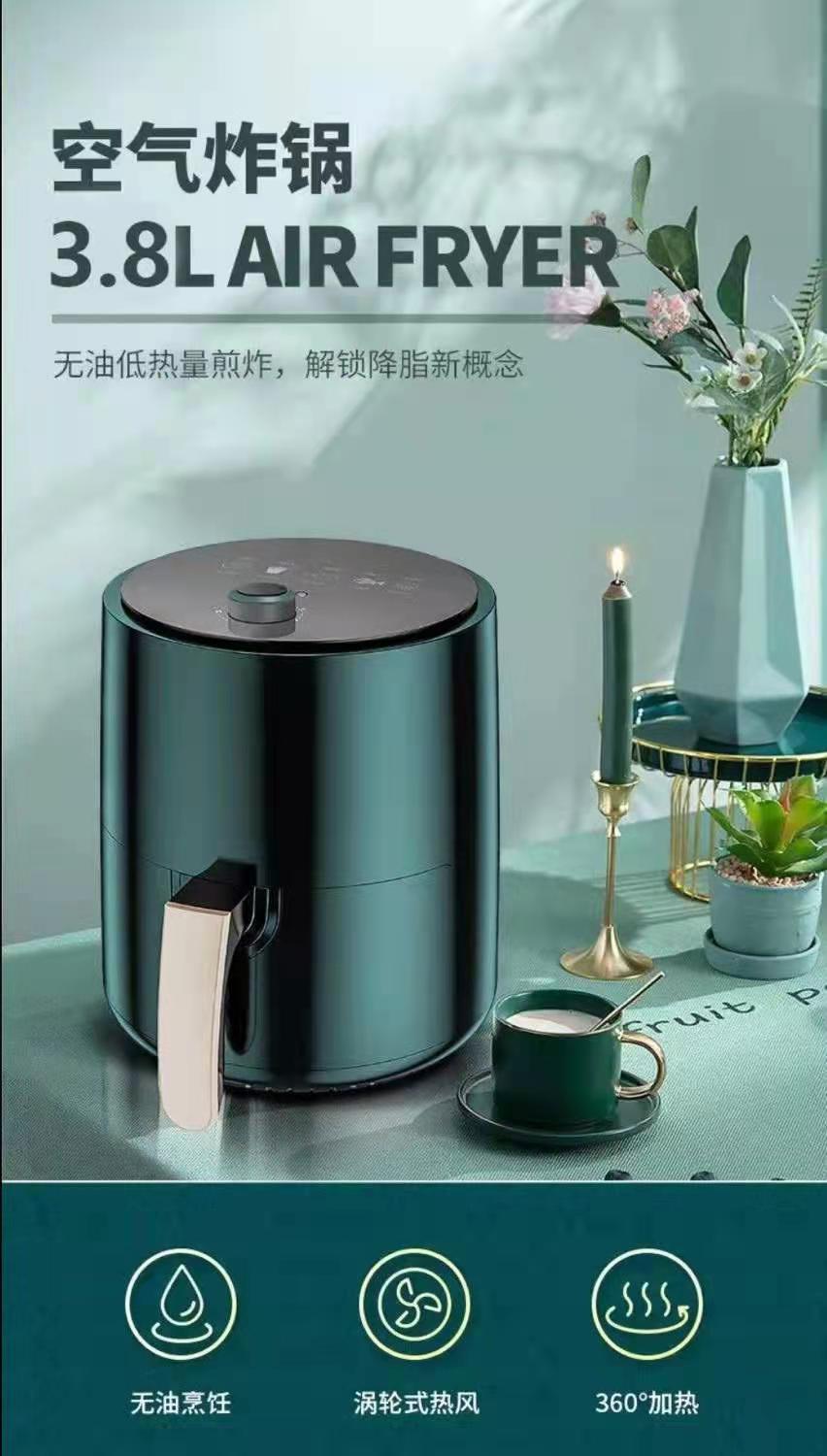 骆驼空气炸锅家用可视多功能全自动一体免翻电烤锅智能大容量烤箱详情19