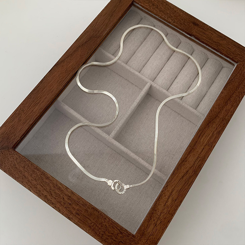 s925纯银珍珠蝴蝶项链女设计感小众高级感不掉色配饰百搭锁骨链潮详情30