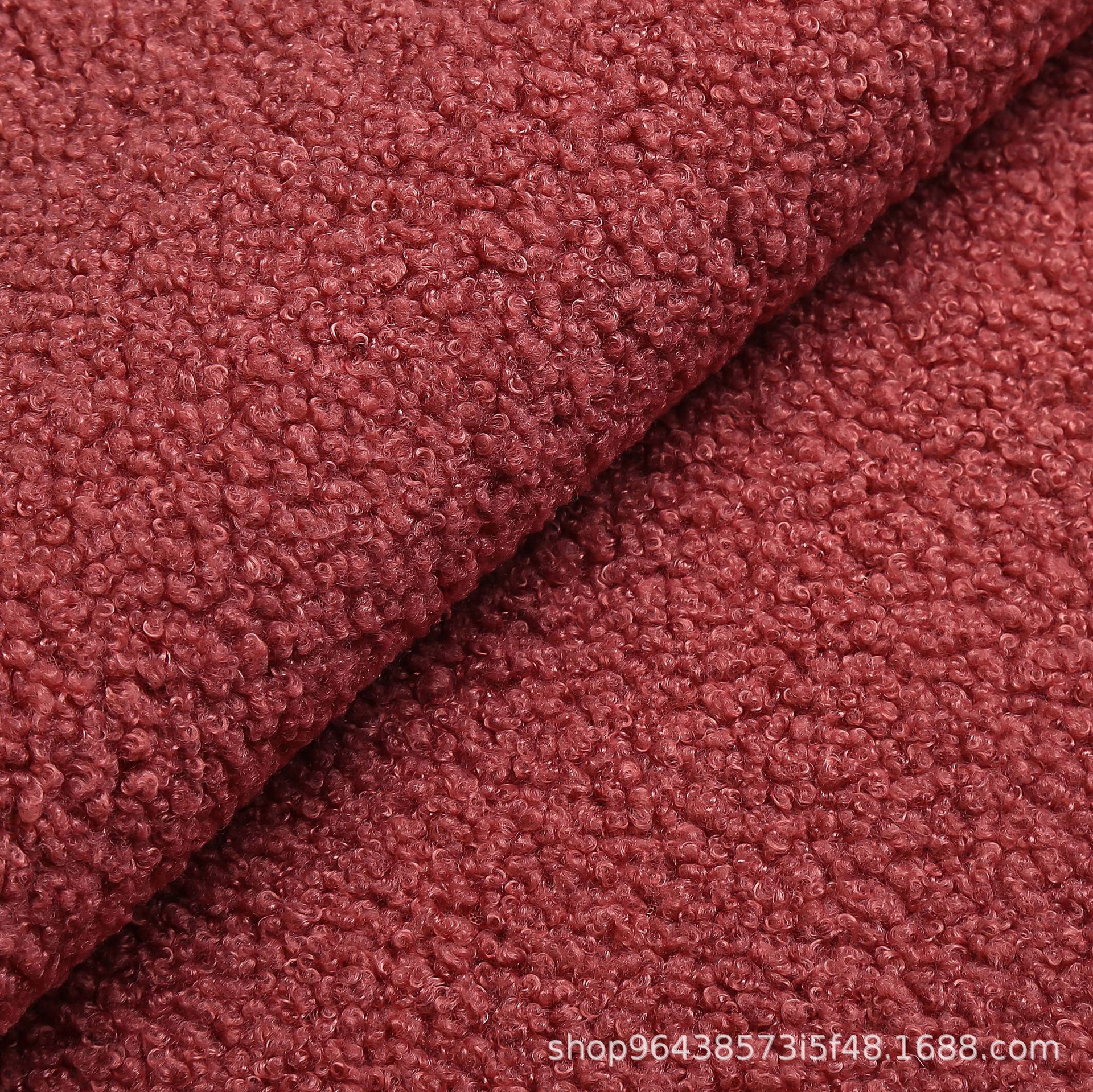 泰迪绒布料500g涤纶小颗粒毛绒手套沙发坐垫外套家纺地毯地垫家用地垫详情13