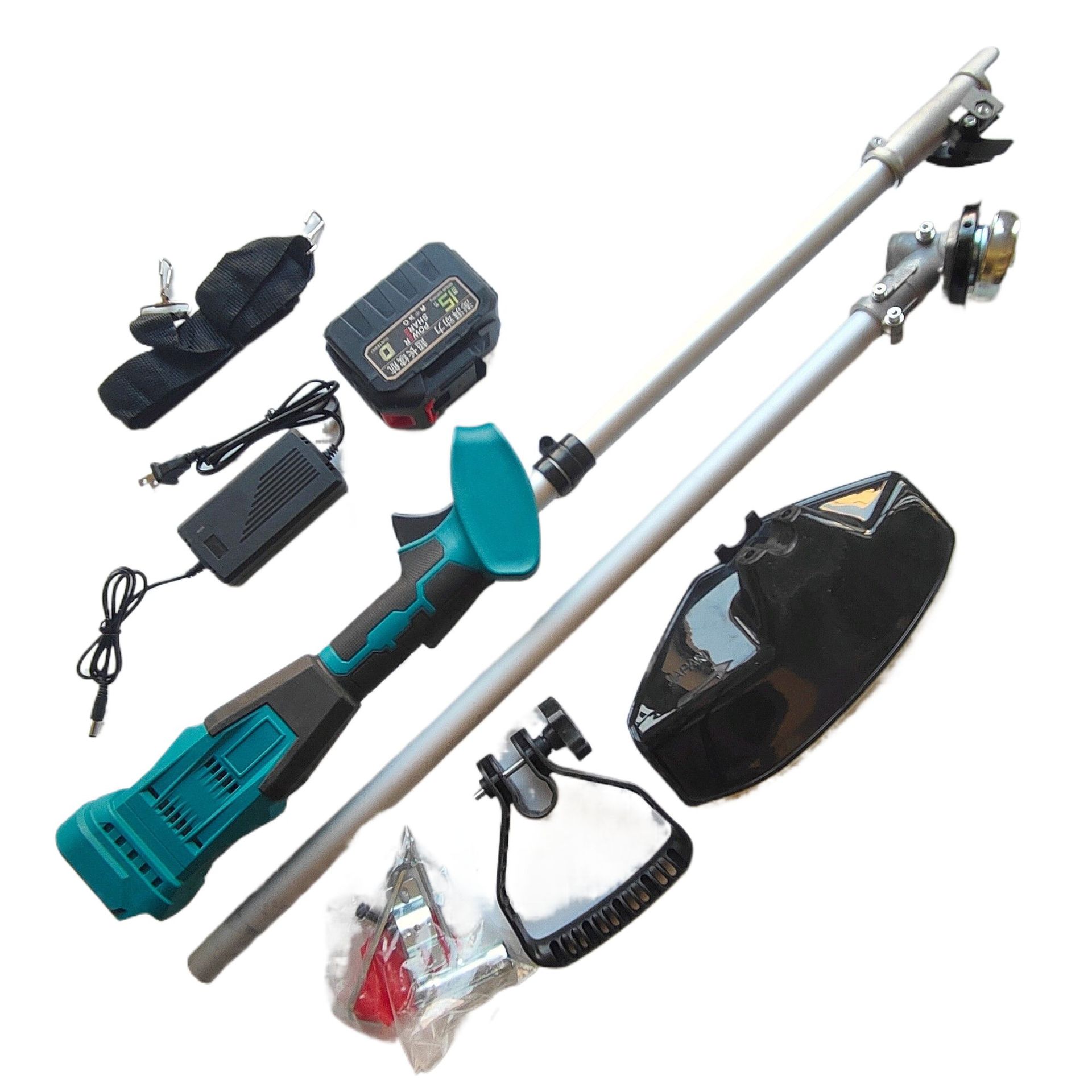 大功率10寸无刷电动割草机充电式除草背负式多功能小型农用打草机详情9