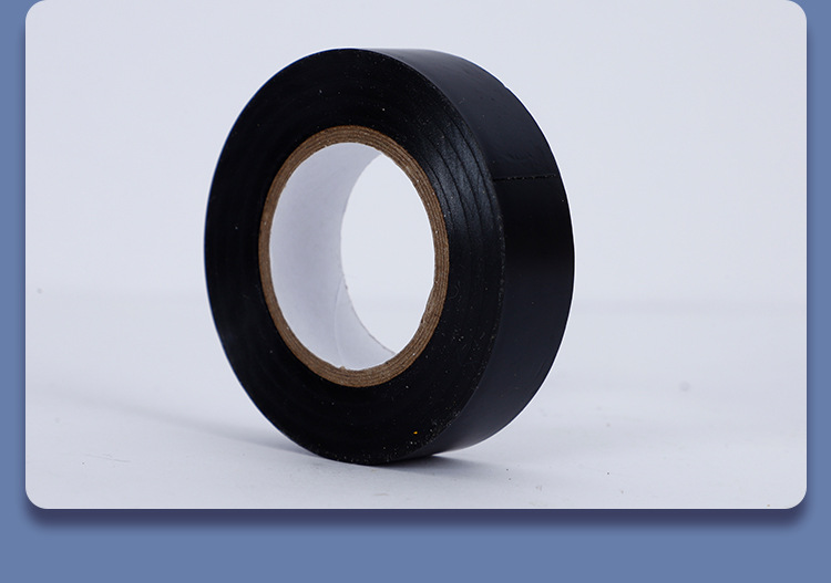Wholesale 10-meter colored PVC electrical tape, insulating and waterproof black tape, electrical tape, PVC flame-retardant and high-temperature resistant tape pic 20