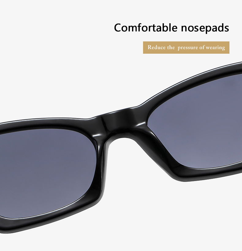 2025 New trendy sunshade sunglasses, fashionable street style small-frame sunglasses, Douyin influencer model walking the runway, Instagram female pic 7