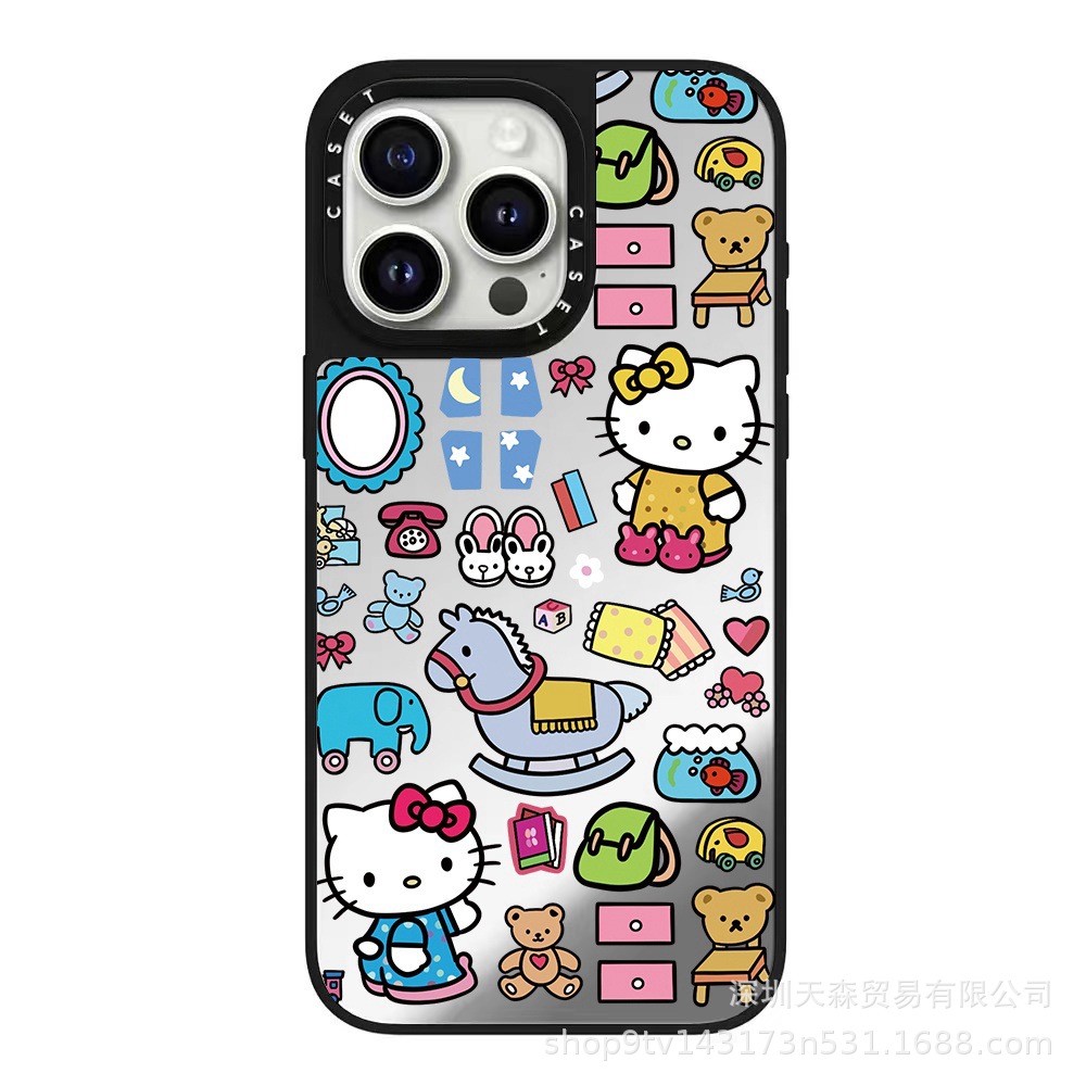CASETi联名KT猫贴纸适用iphone16pro苹果15Promax手机壳13/12防摔详情17