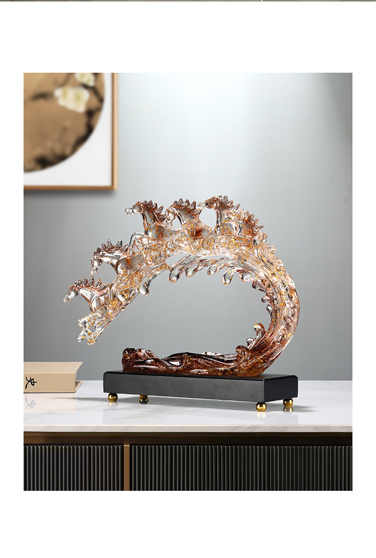 百财如意立体太空人微景观手办贝壳树脂小摆件创意礼品收藏品详情12